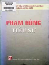 Phạm Hùng  tiểu sử