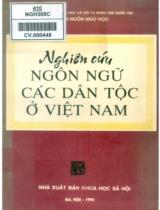 Nghiên cứu ngôn ngữ các dân tộc ở Việt Nam / Trung tâm Khoa học Xã hội và Nhân văn Quốc gia