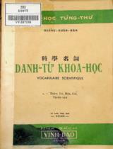 Danh từ khoa học / Hoàng Xuân Hãn