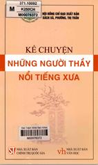 Kể chuyện những người thầy nổi tiếng xưa /  Bảo An biên soạn