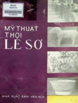 Mỹ thuật thời Lê Sơ / Viện nghệ thuật. Bộ văn hoá thông tin