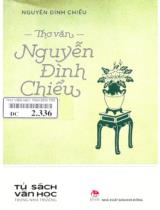 Thơ văn Nguyễn Đình Chiểu : Tủ sách văn học trong nhà trường / Nguyễn Đình Chiểu ; Kim Diệp bìa ; Hoàng Văn Tài minh họa