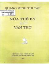 Nửa thế kỷ mấy vần thơ : Thơ : Quang Minh thi tập / Quang Minh