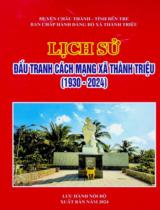 Lịch sử đấu tranh cách mạng xã Thành Triệu (1930 - 2024) : Lưu hành nội bộ