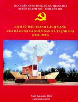 Lịch sử đấu tranh cách mạng của Đảng bộ và nhân dân xã Thạnh Hải (1930 - 2023) : Lưu hành nội bộ