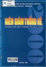 Niên giám thống kê ngành văn hóa thông tin 2000.