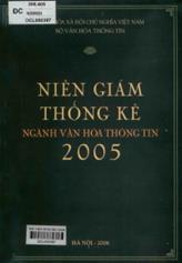 Niên giám thống kê ngành Văn hóa - Thông tin 2005.