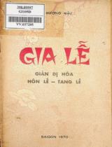 Giản dị hóa gia lễ / Chu Hương Mậu