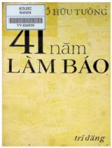 41 năm làm báo / Hỗ Hữu Tường
