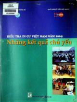 Điều tra di cư năm 2004. Những kết quả chủ yếu