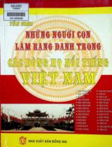 Tôn vinh những người con làm rạng danh trong các dòng họ nổi tiếng Việt Nam / Thùy Linh, Việt Trinh biên soạn và tổng hợp