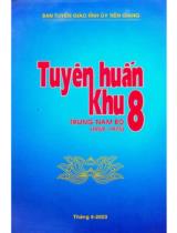 Tuyên huấn khu 8 : Trung nam bộ (1959 - 1975) : Lưu hành nội bộ / Nguyễn Văn Hanh, Chí Nhân chủ biên